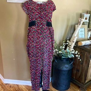 French Connection jumpsuit one piece UK style size womens 4 polka dots